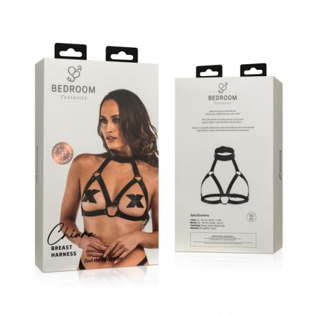 Портупея Bedroom Fantasies: Chiara Bondage Harness, чорна №4