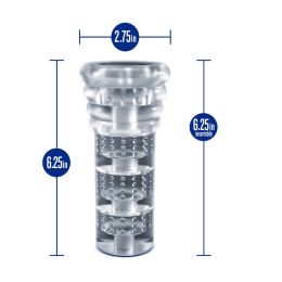 Мастурбатор Rize by Blush - Luz Glow in the Dark Masturbator - Clear - - фото №5