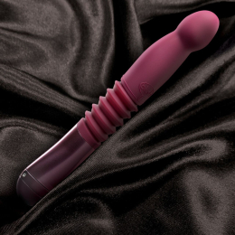 Пульсатор Temptasia by Blush - Trixie Thrusting Dildo - Wine Red - - фото №8
