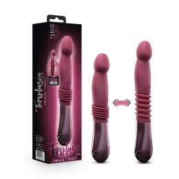 Пульсатор Temptasia by Blush - Trixie Thrusting Dildo - Wine Red - - фото №7