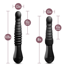 Пульсатор Temptasia by Blush - Lazarus Thrusting Dildo - Black - - фото №5