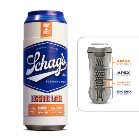 Мастурбатор Schag’s by Blush - Luscious Lager Masturbator - Frosted - фото №2