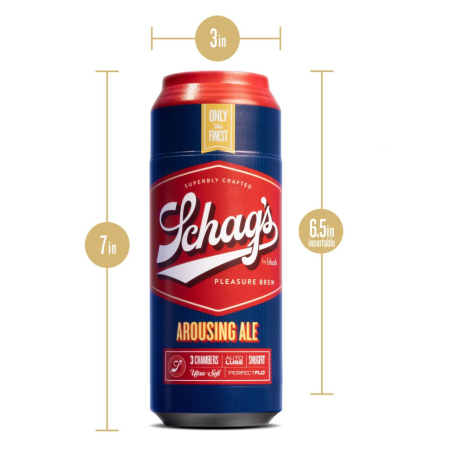 Мастурбатор Schag’s by Blush - Arousing Ale Masturbator - Frosted - фото №6