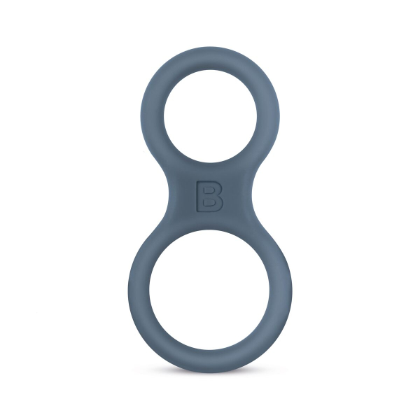 Ерекційне кільце Boners Classic Cock & Ball Ring - Grey - фото