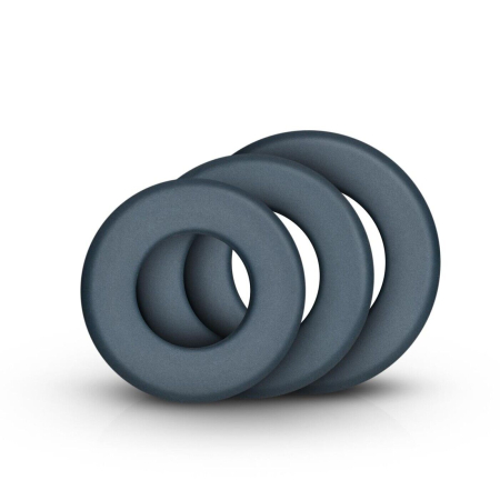 Набір ерекційних кілець Boners 3-Piece Hefty Cock Ring Set - фото №2