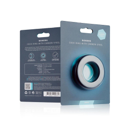 Ерекційне кільце Boners Cock Ring With Carbon Steel - - фото №5