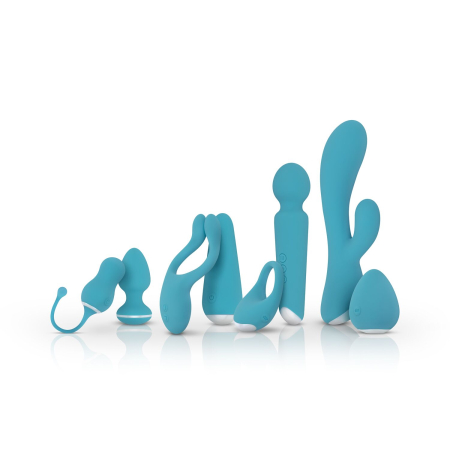 Анальна вібропробка Cala Azul - Blanca Vibrating anal plug №10