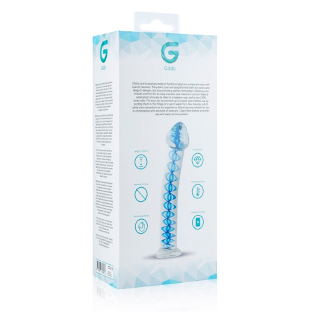 Скляний дилдо Gildo Glass Dildo No. 4, для точки G та простати - фото №5