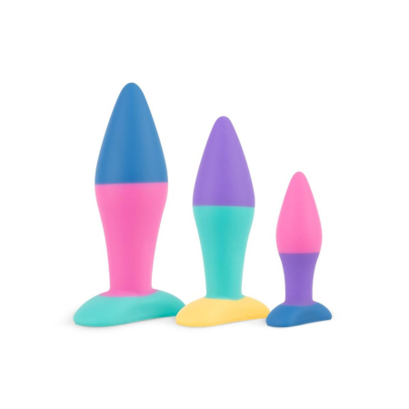 Набір анальних пробок PMV20 Koda – Butt Plug Set, діаметр 2,9 см, 3,9 см, 5 см 