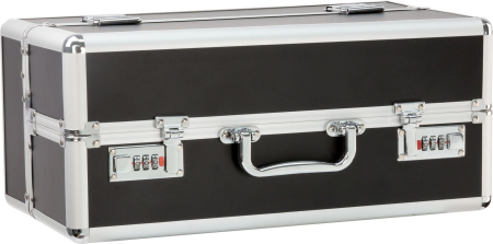 Великий кейс для зберігання секс-іграшок BMS Factory Large Lokable Vibrator Case Black, кодовий замо - фото №2