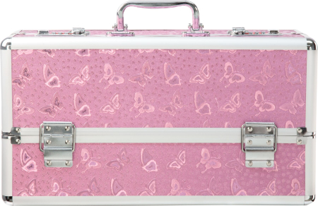 Великий кейс для зберігання секс-іграшок BMS Factory Large Lokable Vibrator Case Pink, кодовий замок - фото №3