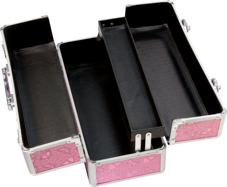 Великий кейс для зберігання секс-іграшок BMS Factory Large Lokable Vibrator Case Pink, кодовий замок - фото №5