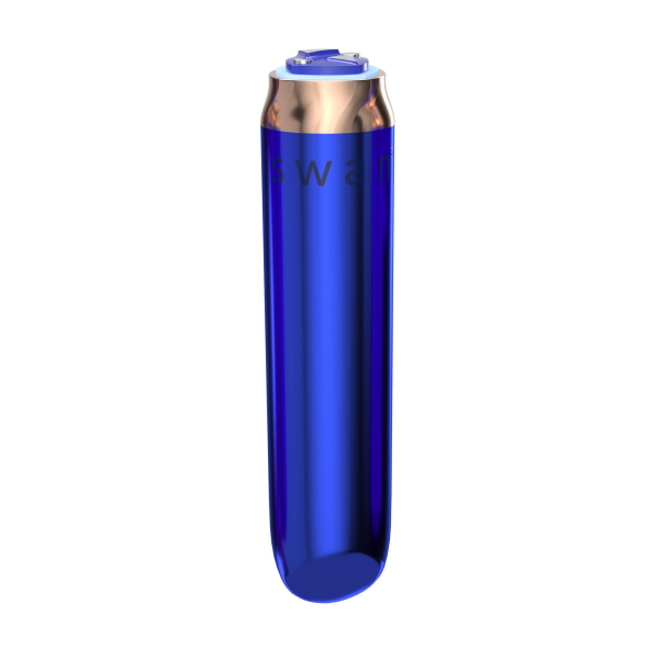 Віброкуля Swan Maximum + Comfy Cuff Blue, суперпотужна, різна інтенсивність, силіконова манжета - фото