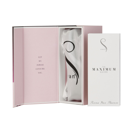 Віброкуля Swan Maximum + Comfy Cuff Pink, суперпотужна, різна інтенсивність, силіконова манжета - фото №7