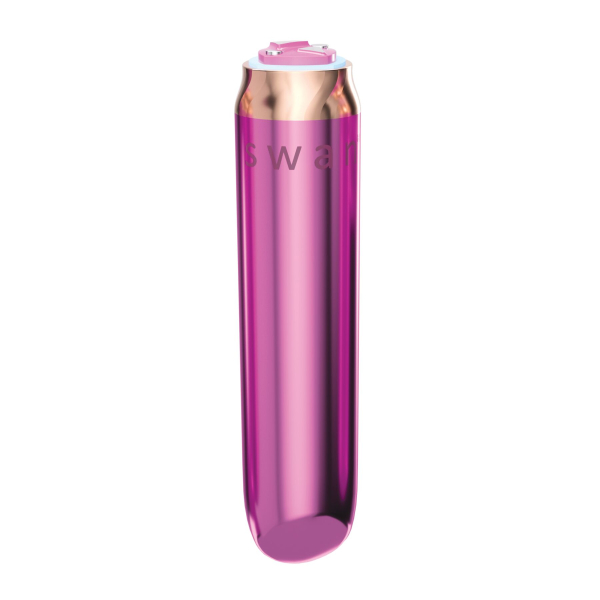 Віброкуля Swan Maximum + Comfy Cuff Pink, суперпотужна, різна інтенсивність, силіконова манжета - фото