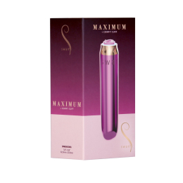 Віброкуля Swan Maximum + Comfy Cuff Pink, суперпотужна, різна інтенсивність, силіконова манжета - - фото №8