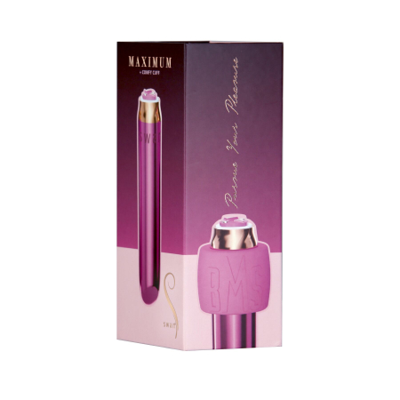 Віброкуля Swan Maximum + Comfy Cuff Pink, суперпотужна, різна інтенсивність, силіконова манжета - фото №9