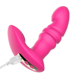 Смарт вібратор-пульсатор Fun Town Jive Pink, імітація фрикцій - - фото №4