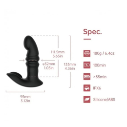 Смарт вібратор-пульсатор Fun Town Jive Black, імітація фрикцій - - фото №2