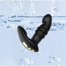 Смарт вібратор-пульсатор Fun Town Jive Black, імітація фрикцій - - фото №4