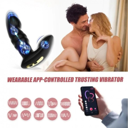 Смарт вібратор-пульсатор Fun Town Jive Black, імітація фрикцій - - фото №3