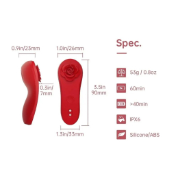 Смарт-вібратор у трусики Fun Town Caleo, надійне кріплення на магніті - - фото №3