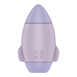Вакуумний стимулятор з вібрацією Satisfyer Mission Control Violet, 2 незалежні мотори - - фото №5
