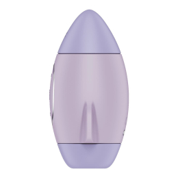 Вакуумний стимулятор з вібрацією Satisfyer Mission Control Violet, 2 незалежні мотори - - фото №3