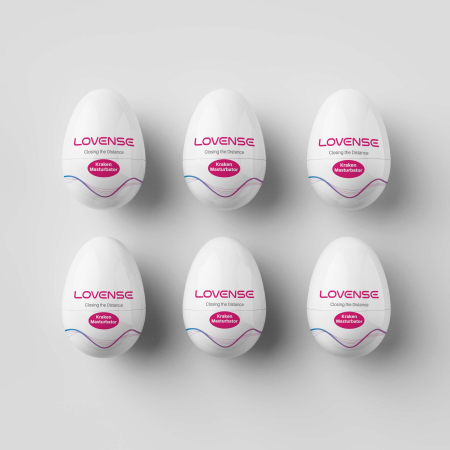 Набір мастурбаторів-яєць Lovense Kraken masturbator egg box, 6 штук, різна текстура - фото №4
