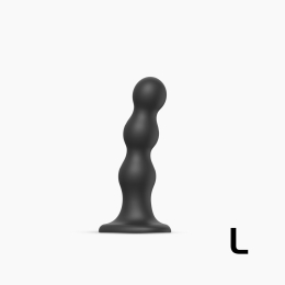 Насадка для страпона Strap-On-Me Dildo Plug Balls Black L - фото