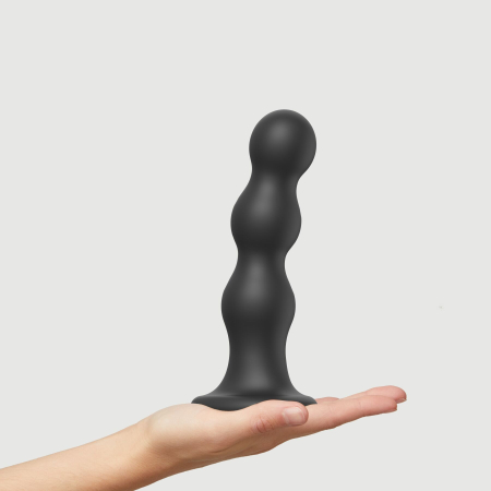Насадка для страпона Strap-On-Me Dildo Plug Balls Black XL - фото №2