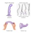 Насадка для страпона Strap-On-Me Dildo Plug P&G Lilas Metallic XL №3