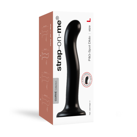 Насадка для страпона Strap-On-Me P&G-Spot Dildo, силикон, размер L - фото №4