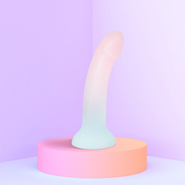 Дилдо з градієнтом та блискітками Love To Love Dildolls — Galactica, ультрам’який - - фото №5