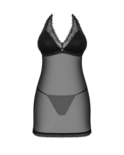 Пеньюар Obsessive Medilla chemise & thong M/L - фото №3