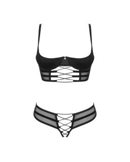 Комплект Obsessive Roxelia 2-pcs crotchless set M/L - - фото №3