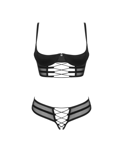 Комплект Obsessive Roxelia 2-pcs crotchless set M/L - фото №3