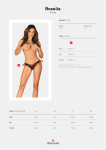 Трусики Obsessive Roxelia thong XS/S Трусики Obsessive Roxelia thong XS/S - фото №5
