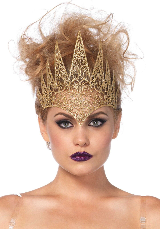 Широка корона Leg Avenue Die Cut Royal Crown, золота - фото