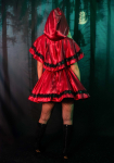 Еротичний костюм Червоної шапочки Leg Avenue Gothic Red Riding Hood S, сукня, накидка - фото №10