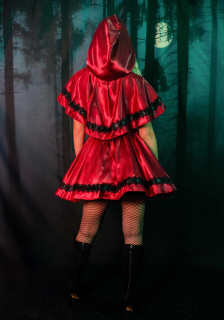 Еротичний костюм Червоної шапочки Leg Avenue Gothic Red Riding Hood XL, сукня, накидка - - фото №10