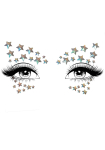 Прикраса-зірочки для тіла Leg Avenue Celeste face jewels sticker, наліпки, світяться у темряві - фото №2
