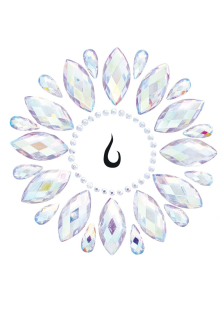 Стрази-прикраси для тіла Leg Avenue Fluer body jewels sticker, наліпки - фото