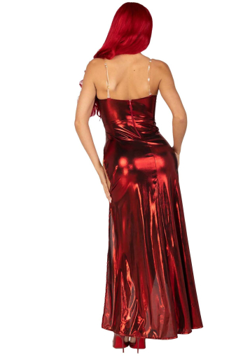 Еротична сукня Leg Avenue Shimmer bodysuit with skirt M - фото №5