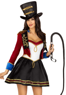 Костюм циркачки Leg Avenue Ringmaster Costume M, сукня, капелюх - фото