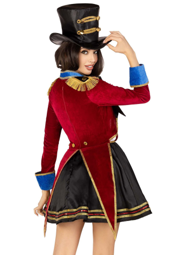 Костюм циркачки Leg Avenue Ringmaster Costume M, сукня, капелюх - фото №2