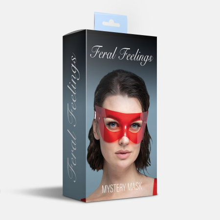 Маска Feral Feelings - Mystery Mask Red Trannsparent - фото №2