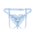 Трусики Серце для страпону Feral Feelings - Hearts Strap-on Belt Trasparent 