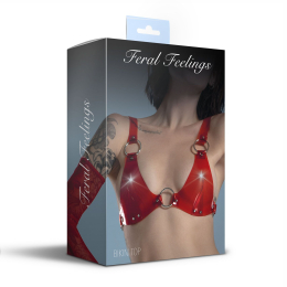 Ліф класичний Feral Feelings - Bikini Top Red Trasparent - - фото №2