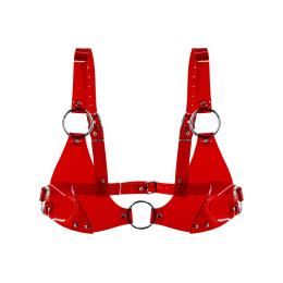 Ліф класичний Feral Feelings - Bikini Top Red Trasparent - фото